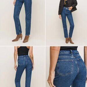 Cynthia High Rise Straight Jeans -- Reformation
Color Cleary